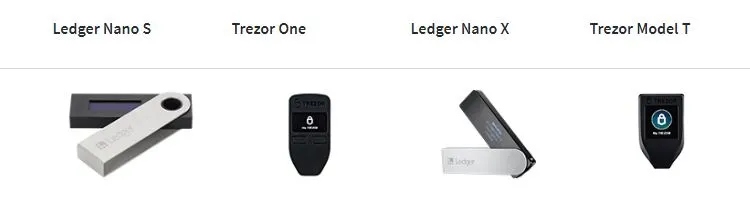 Funkcja łączności Trezor vs Ledger