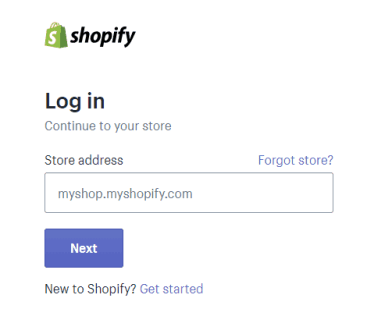 Shopifyストア名