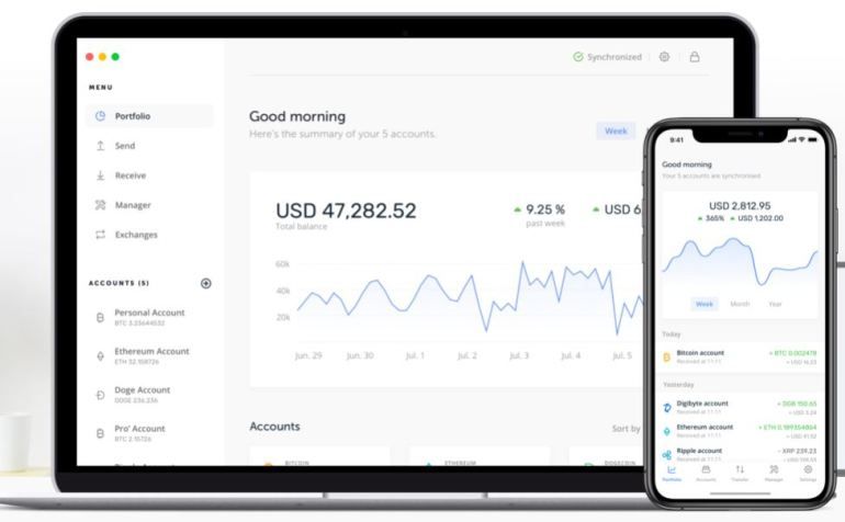 Ledger Mobil- und Desktop-App