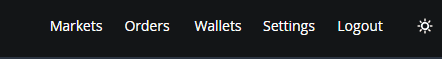 กระเป๋าเงินแดชบอร์ด Bittrex