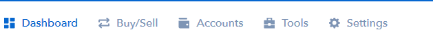 CoinBase Dashboard