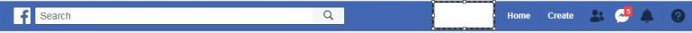 กล่องแก้ไขการค้นหา Facebook สำหรับค้นหาโปรไฟล์เพื่อน