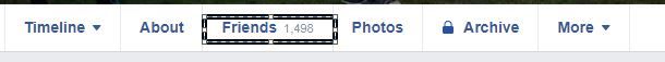 รายชื่อเพื่อน Facebook สำหรับส่งข้อความ