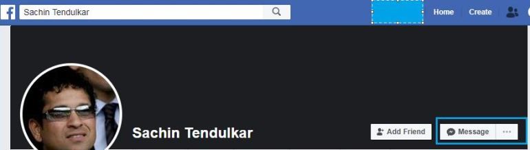 ส่งข้อความส่วนตัวถึงบุคคลที่ไม่รู้จัก . Facebook