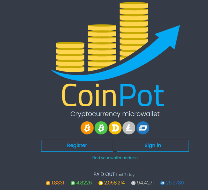 กระเป๋าเงินดิจิตอล Coinpot