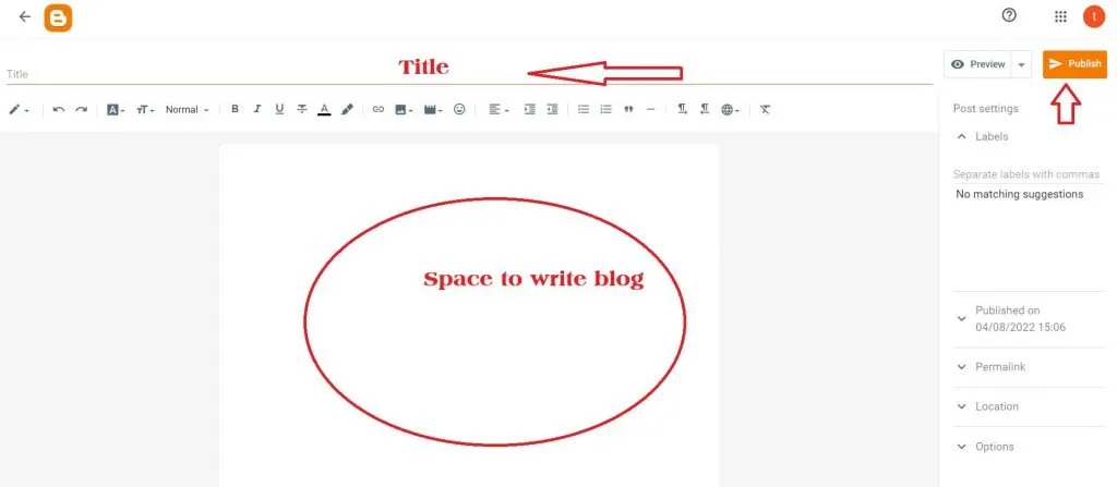 Como criar um blog no Blogspot do Google Blogger? 15 post-a-blogger-post