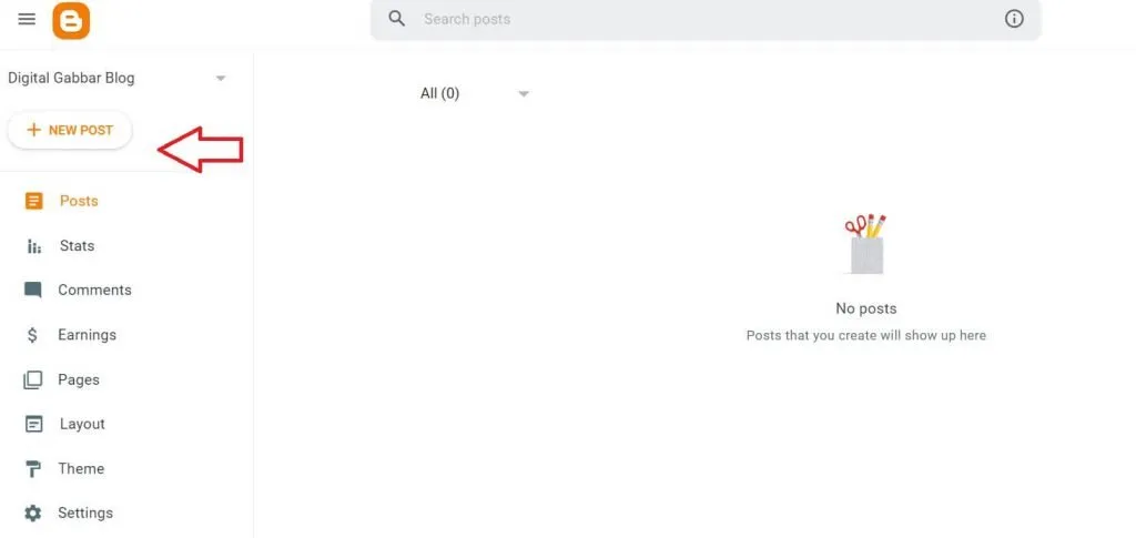 Como criar um blog no Blogspot do Google Blogger? 14 blogger-add-new-post