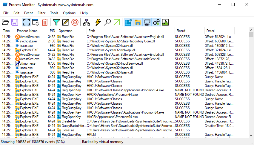 utilitas windows: sysinternals