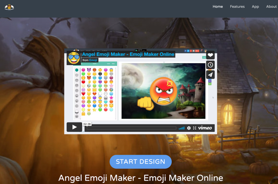 kunjungi situs web pembuat emoji