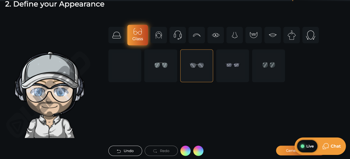 sesuaikan emote 3d sendiri