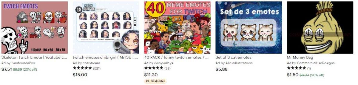 kunjungi etsy dan cari emoji discord