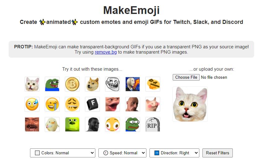 situs web makeemoji