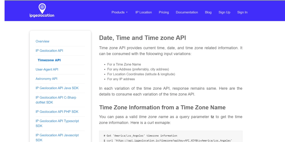 API de geolocalización de IP
