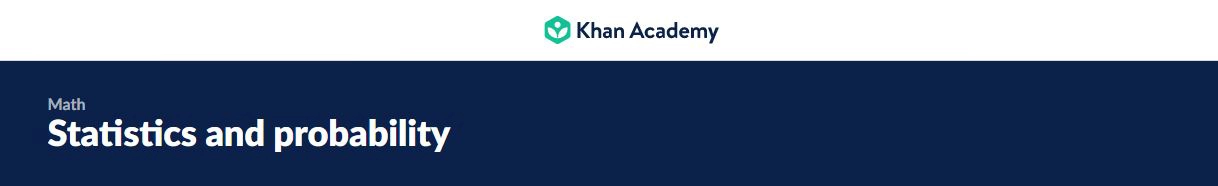สถิติข้อมูลวิทยาศาสตร์ฟรีจาก Khan Academy