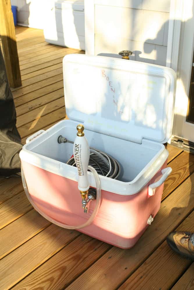 Kegerator sur le pont