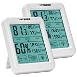 Цифровой термометр VIVOSUN, гигрометр для выращивания в палатке, измеритель температуры и влажности в помещении на открытом воздухе с подсветкой для дома, офиса, 2 упаковки