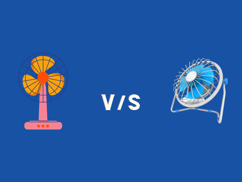 ファン vs. エアサーキュレーター