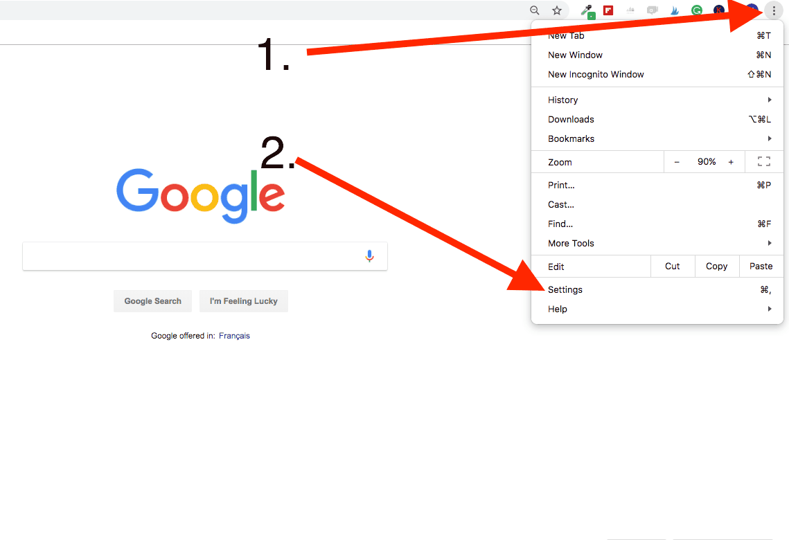 İndirilen dosya klasörünü değiştirmek için Chrome ayarlarına nasıl girilir?