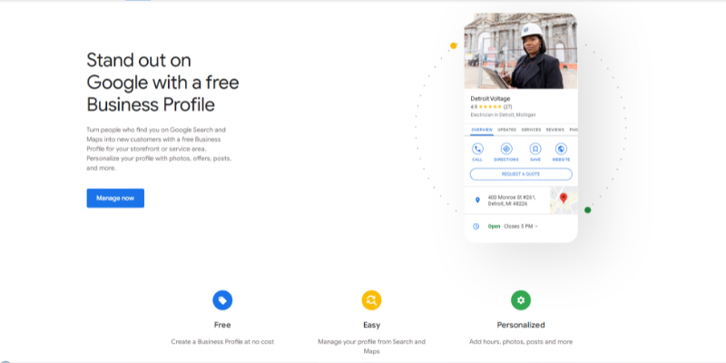 Erstellen Sie ein Google My Business-Profil