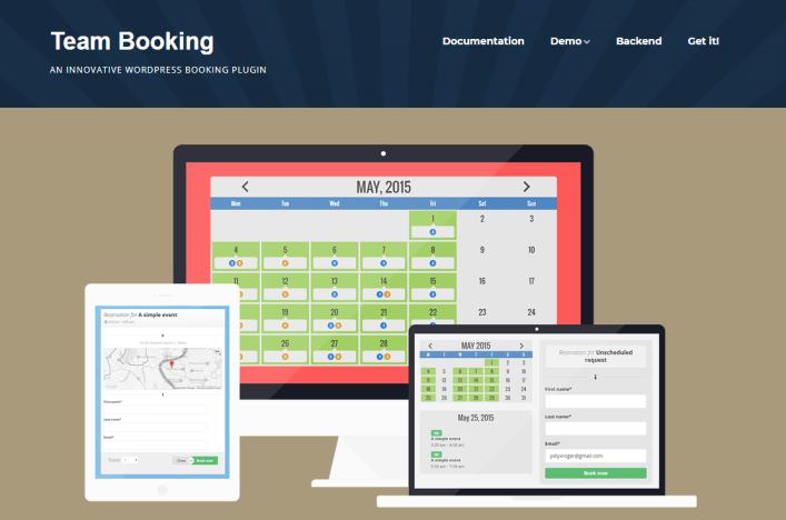 Team Booking: Плагин системы бронирования WordPress
