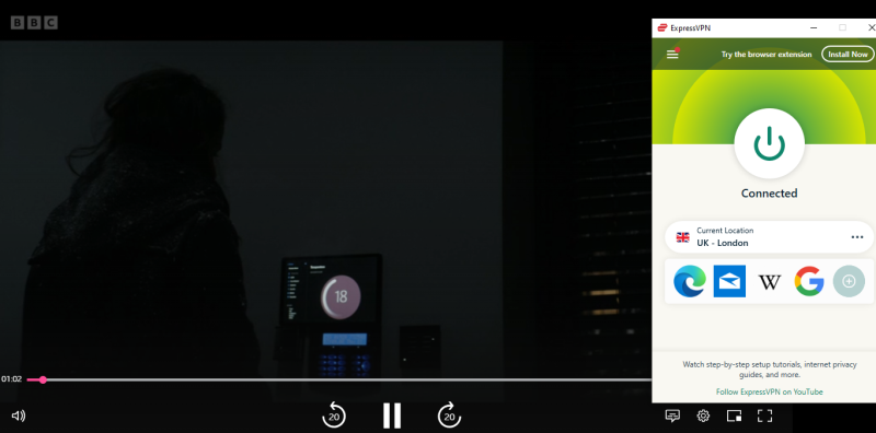 expressvpn bbc iplayer kilidini açma