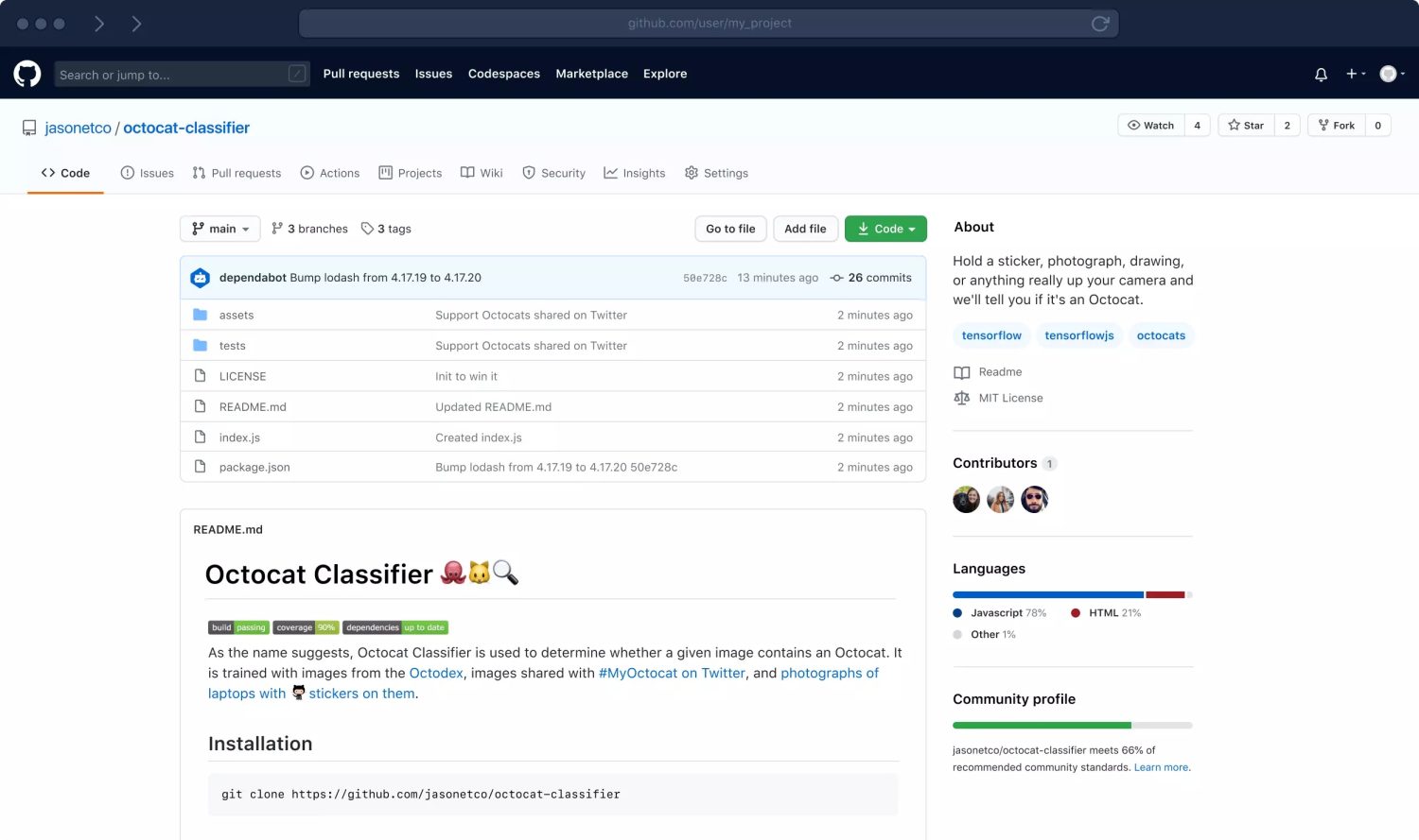 Principais recursos do GitHub