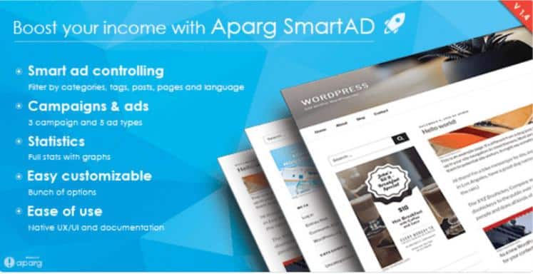 Aparg SmartAd – Premium WordPress Reklam Yönetimi Eklentisi