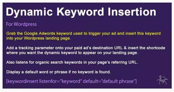 Reklam Yönetimi için WordPress Dinamik Anahtar Kelime Ekleme Premium Eklentisi