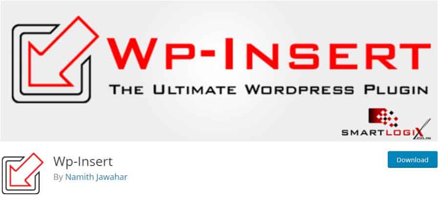 Reklam Yönetimi için WP-Insert Ücretsiz WordPress Eklentisi