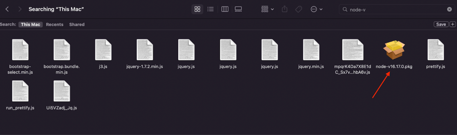 nodejsの最新のMacバージョンをダウンロードする