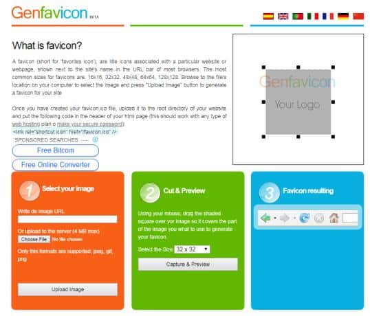 Genfavicon.com مولد فافيكون