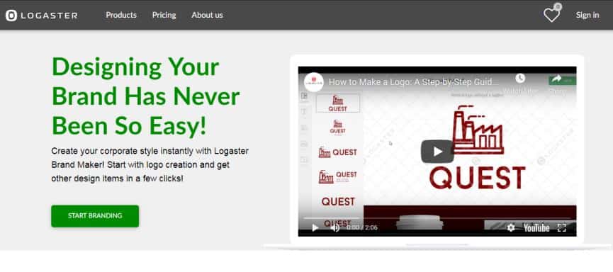 مولد الأيقونة Logaster.com
