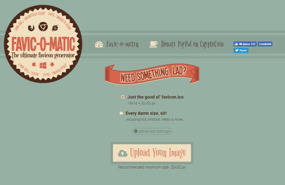 Favicomatic.com مولد الأيقونة