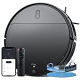 机器人吸尘器和拖把组合，带时间表的机器人吸尘器，带 WiFi/应用程序/Alexa 的 2 合 1 拖地机器人吸尘器，自充电，纤薄，非常适合硬地板、宠物毛发、低绒地毯