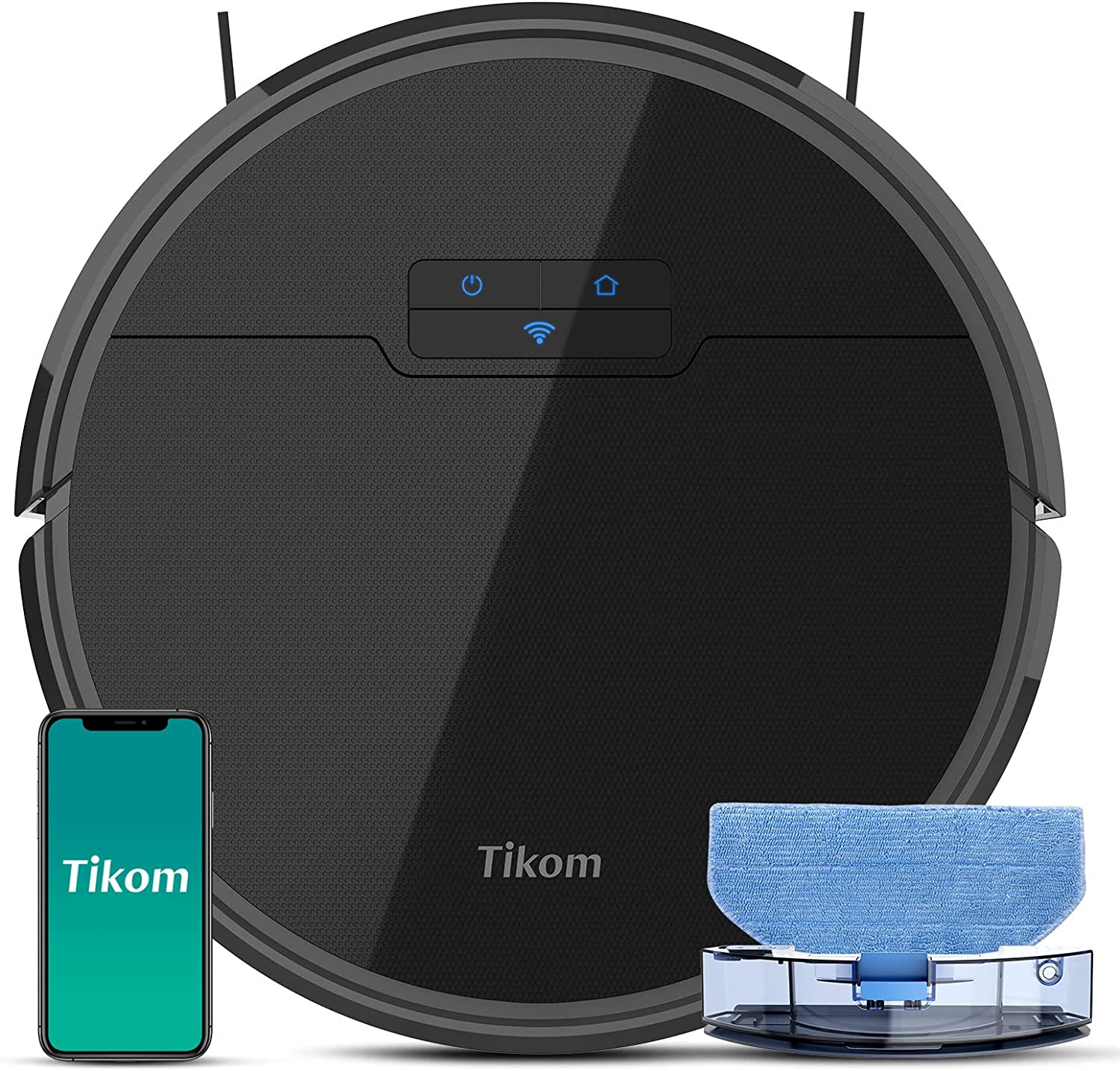 Tikom G8000 扫地机器人和拖把