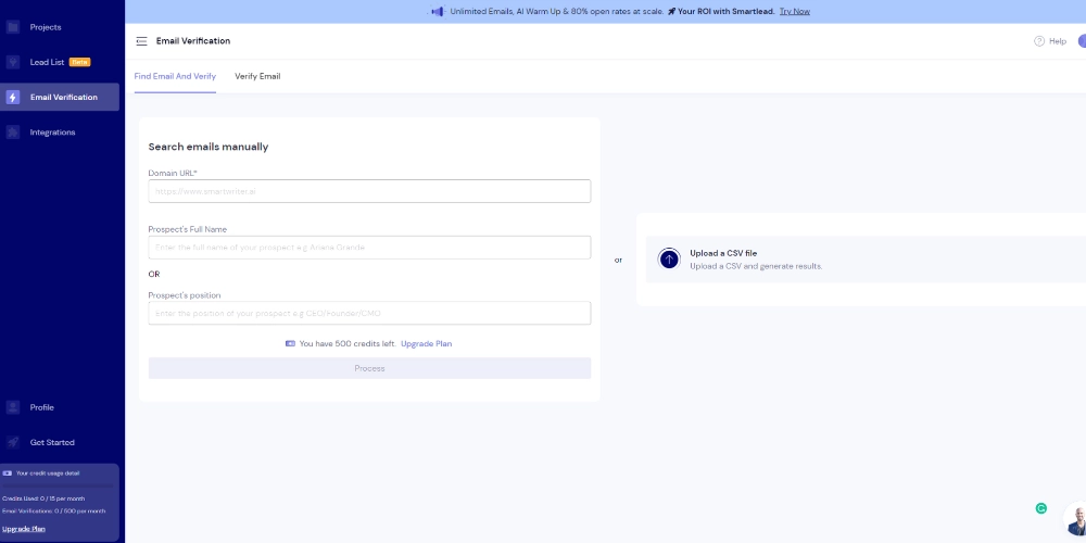 verificacion de email