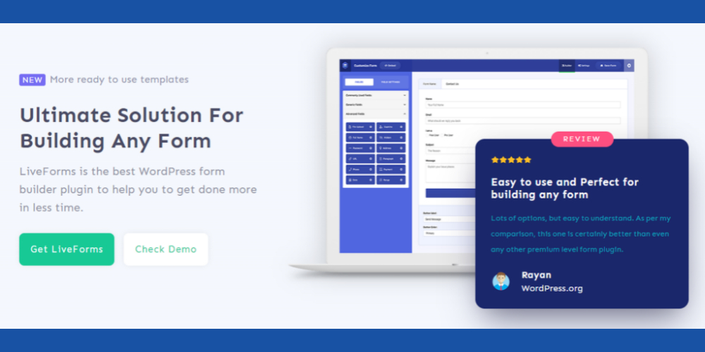 WordPress Canlı Formlar için Formlar