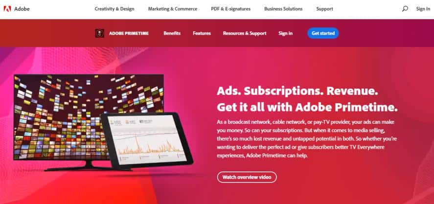 비디오 광고 캠페인을 위한 Adobe Primetime