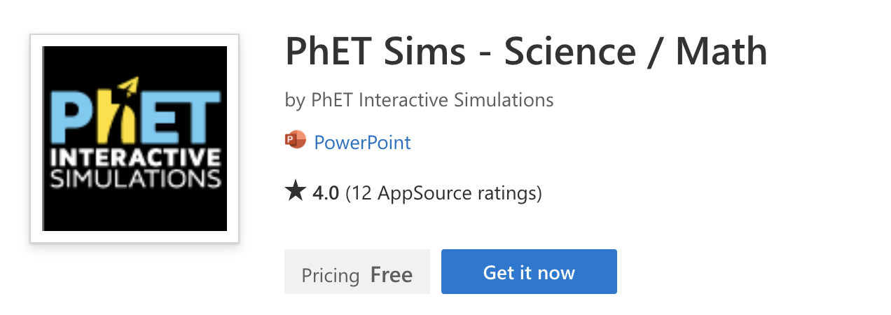 Sims PhET