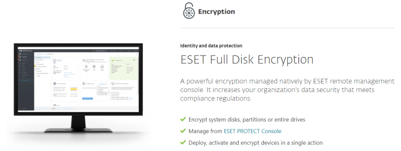 ESET-Festplattenverschlüsselung