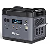 FFpower Tragbares Kraftwerk 2000 W, 2000 Wh Solargenerator mit 1,5 Stunden schnellster vollständiger Aufladung im Innenbereich, LiFePO4-Akku, USV-Netzteil für den Notgebrauch zu Hause mit 2 PD 100 W für Outdoor-Camping/Wohnmobilreisen