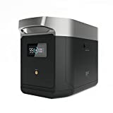 EF ECOFLOW DELTA Max Smart Zusatzakku, 2016 Wh Kapazität, Erweitern Sie DELTA Max (1600/2000) auf bis zu 5644/6048 Wh, Schnellladung, Zusatzakku für Backup zu Hause, Notfall, Outdoor-Camping oder Reisen