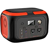 Centrală electrică portabilă SinKeu G600, 296 Wh 600 W acumulatori de rezervă cu litiu, 110 V cu undă sinusoidală pură, priză AC Generator solar pentru camping RV de urgență în aer liber (panoul solar nu este inclus)