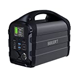 Centrală electrică portabilă BULLBAT Adventurer 500, generator de baterii de 500 W/298 Wh cu 2 prize AC de 500 W/lanternă LED, generator solar silențios cu încărcare rapidă (panoul solar nu este inclus), priză alimentată cu baterii pentru camping, călătorii, acasă, urgență