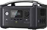 Centrală electrică portabilă EF ECOFLOW RIVER 288Wh, 3 x 600 W (vârf 1200 W) prize AC și lanternă LED, generator solar silențios cu încărcare rapidă (panou solar opțional) pentru urgențe.