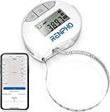 Smart Tape Measure Body with App - RENPHO Bluetooth Measuring Tapes for Body Measuring, Weight Loss, Muscle Gain, Fitness Bodybuilding, Retractable, Measures Body Part Circumferences, Inch & cm.