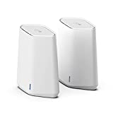 NETGEAR Orbi Pro WiFi 6 ระบบมินิเมช (SXK30) | เราเตอร์พร้อมตัวขยายสัญญาณดาวเทียม 1 ตัวสำหรับธุรกิจหรือที่บ้าน | VLAN, QoS | ครอบคลุมถึง 4,000 ตารางฟุต 40 อุปกรณ์ | AX1800 802.11 AX (สูงสุด 1.8Gbps)