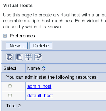 host virtual padrão era