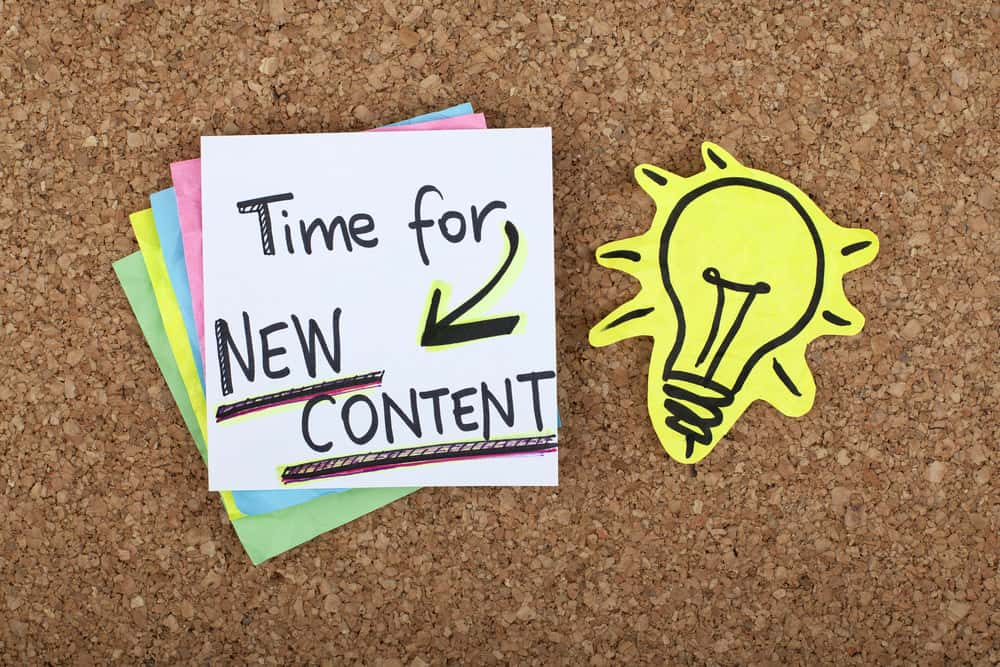 Il est temps de publier de nouveaux contenus sur l'image du blog