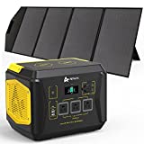 Generator Tenaga Surya AlphaESS 1000Watt AP1000 Pembangkit Listrik Portabel Dibundel dengan Panel Surya 200W SP200, 3 Outlet AC 110V, 12 Port Output Benar-benar, 4 cara Isi Ulang, Pilihan Bagus untuk Baterai Cadangan Rumah, Luar Ruangan, Berkemah, RV, Darurat
